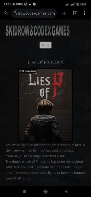 lie of p crackwatch|Lies of P : r/CrackSupport .